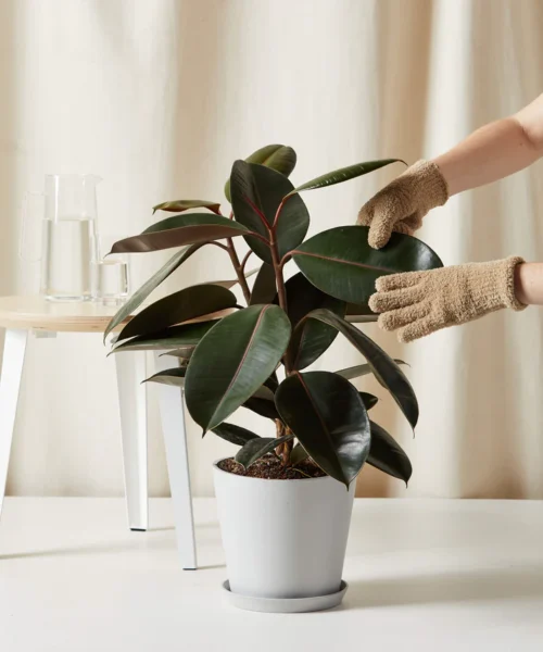 Burgundy Rubber Tree