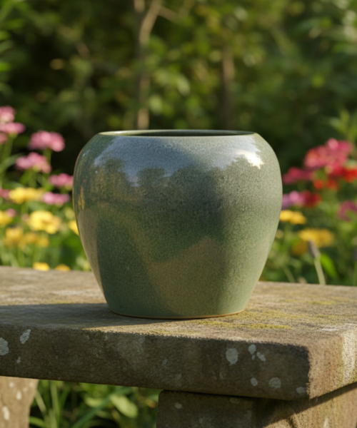 Glossy Finish Designer Ceramic Pot