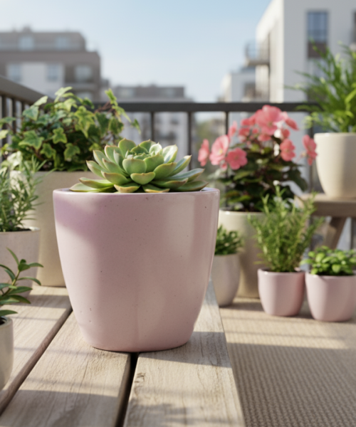 Designer Tabletop Ceramic Pot for Plants