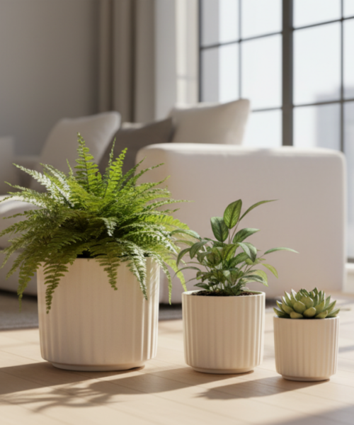 Modern Decorative Indoor Ceramic Pot Set