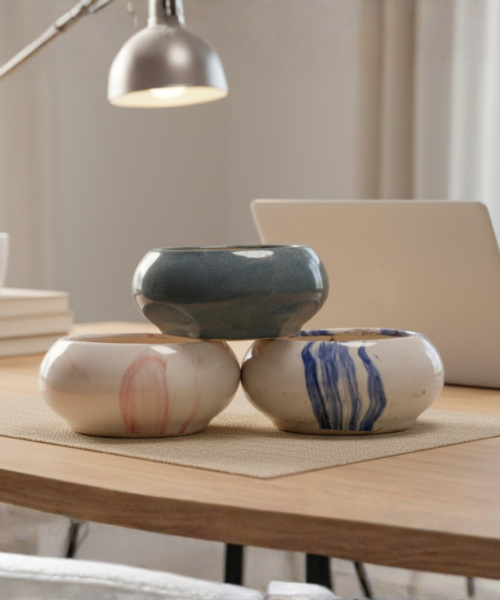 Minimal Tabletop Decorative Ceramic Pot
