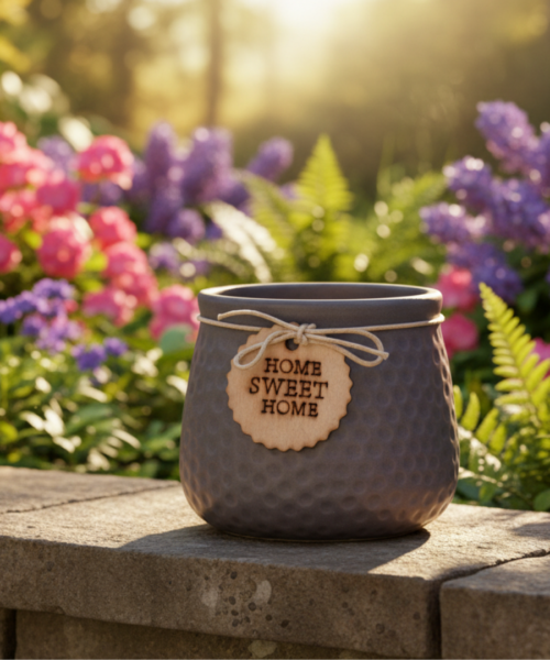 Matte Grey Premium Ceramic Pot