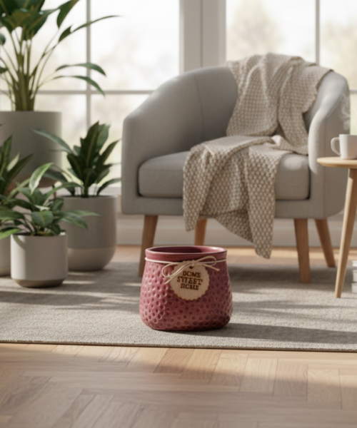 Minimal Pink Decorative Ceramic Pot